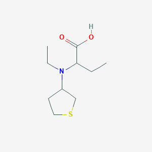 molecular formula C10H19NO2S B1477657 2-(Ethyl(tetrahydrothiophen-3-yl)amino)butanoic acid CAS No. 2097947-46-9