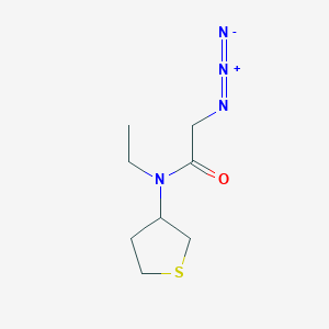 molecular formula C8H14N4OS B1477661 2-azido-N-ethyl-N-(tetrahydrothiophen-3-yl)acetamide CAS No. 2097999-93-2
