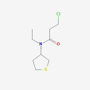 molecular formula C9H16ClNOS B1477663 3-chloro-N-ethyl-N-(tetrahydrothiophen-3-yl)propanamide CAS No. 2097984-56-8