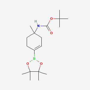 tert-Butyl (1-methyl-4-(4,4,5,5-tetramethyl-1,3,2-dioxaborolan-2-yl)cyclohex-3-en-1-yl)carbamate