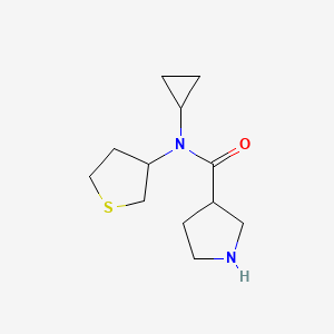 N-cyclopropyl-N-(tetrahydrothiophen-3-yl)pyrrolidine-3-carboxamide
