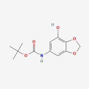 tert-Butyl (7-hydroxybenzo[d][1,3]dioxol-5-yl)carbamate