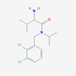 2-amino-N-[(2,3-dichlorophenyl)methyl]-3-methyl-N-propan-2-ylbutanamide