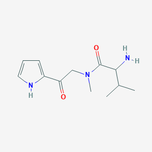 2-amino-N,3-dimethyl-N-[2-oxo-2-(1H-pyrrol-2-yl)ethyl]butanamide