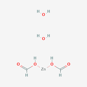 molecular formula C2H8O6Zn B14776932 Bis(formyloxy)ZINC dihydrate 