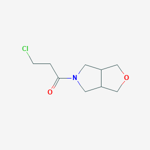 3-chloro-1-(tetrahydro-1H-furo[3,4-c]pyrrol-5(3H)-yl)propan-1-one