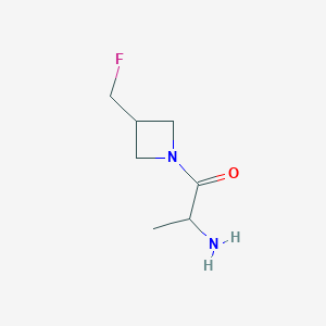 molecular formula C7H13FN2O B1477702 2-氨基-1-(3-(氟甲基)氮杂环丁-1-基)丙酮 CAS No. 2089715-33-1
