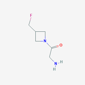 molecular formula C6H11FN2O B1477703 2-Amino-1-(3-(fluoromethyl)azetidin-1-yl)ethan-1-one CAS No. 2092549-11-4