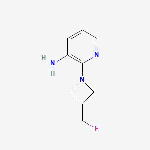molecular formula C9H12FN3 B1477705 2-(3-(Fluoromethyl)azetidin-1-yl)pyridin-3-amine CAS No. 2092798-77-9