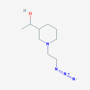 1-(1-(2-Azidoethyl)piperidin-3-yl)ethan-1-ol