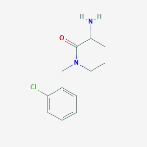 2-amino-N-[(2-chlorophenyl)methyl]-N-ethylpropanamide