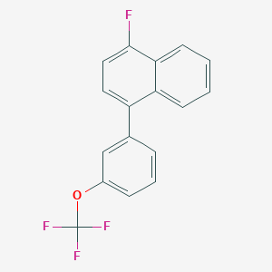 1-Fluoro-4-(3-(trifluoromethoxy)phenyl)naphthalene