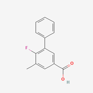 6-Fluoro-5-methyl-[1,1'-biphenyl]-3-carboxylic acid