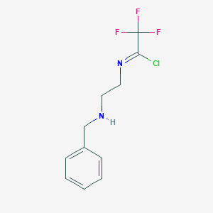 N-(2-(Benzylamino)ethyl)-2,2,2-trifluoroacetimidoyl chloride