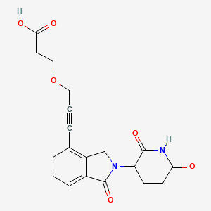 Phthalimidinoglutarimide-propargyl-O-C2-acid