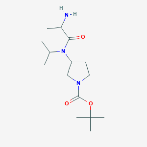 Tert-butyl 3-[2-aminopropanoyl(propan-2-yl)amino]pyrrolidine-1-carboxylate