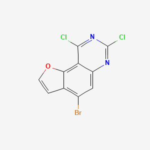 4-Bromo-7,9-dichloro-furo[2,3-f]quinazoline