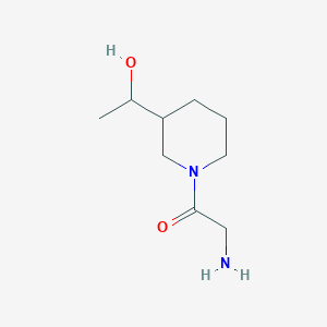 2-Amino-1-(3-(1-hydroxyethyl)piperidin-1-yl)ethan-1-one