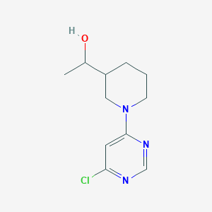 1-(1-(6-Chloropyrimidin-4-yl)piperidin-3-yl)ethan-1-ol
