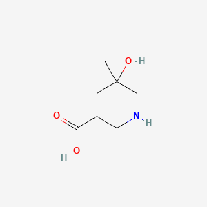 5-Hydroxy-5-methylpiperidine-3-carboxylic acid