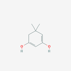 molecular formula C8H12O2 B14777173 5,5-Dimethylcyclohexa-1,3-diene-1,3-diol CAS No. 7324-55-2