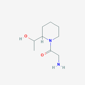 2-Amino-1-(2-(1-hydroxyethyl)piperidin-1-yl)ethan-1-one