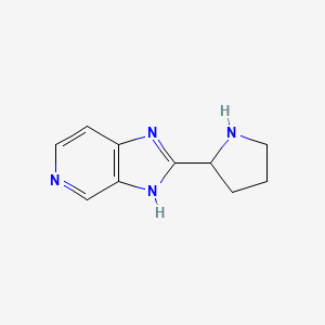 2-pyrrolidin-2-yl-3H-imidazo[4,5-c]pyridine