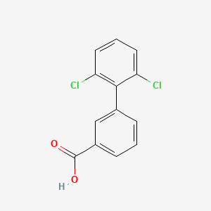 molecular formula C13H8Cl2O2 B14777226 2',6'-Dichloro[1,1'-biphenyl]-3-carboxylic acid CAS No. 1181345-02-7