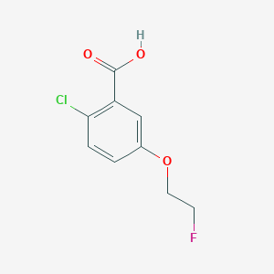 2-Chloro-5-(2-fluoroethoxy)benzoic acid