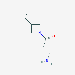 molecular formula C7H13FN2O B1477726 3-Amino-1-(3-(fluoromethyl)azetidin-1-yl)propan-1-one CAS No. 2092050-78-5