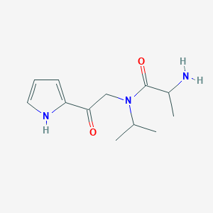 2-amino-N-[2-oxo-2-(1H-pyrrol-2-yl)ethyl]-N-propan-2-ylpropanamide