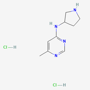 (R)-6-Methyl-N-(pyrrolidin-3-yl)pyrimidin-4-amine dihydrochloride