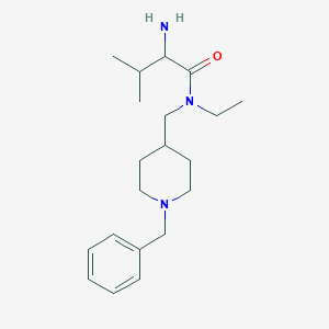 2-amino-N-[(1-benzylpiperidin-4-yl)methyl]-N-ethyl-3-methylbutanamide