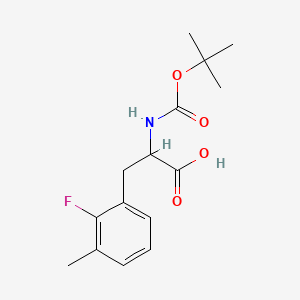 2-((tert-Butoxycarbonyl)amino)-3-(2-fluoro-3-methylphenyl)propanoic acid