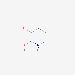 2-Piperidinol, 3-fluoro-