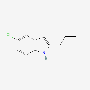 molecular formula C11H12ClN B14777395 5-Chloro-2-propyl-1H-indole 