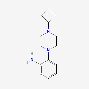 2-(4-Cyclobutylpiperazin-1-yl)aniline