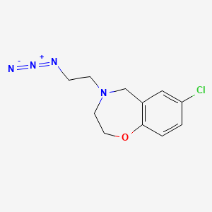 4-(2-Azidoethyl)-7-chloro-2,3,4,5-tetrahydrobenzo[f][1,4]oxazepine