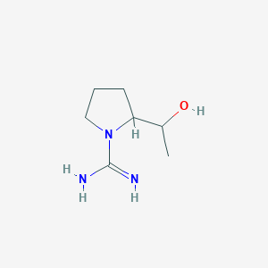 2-(1-Hydroxyethyl)pyrrolidine-1-carboximidamide