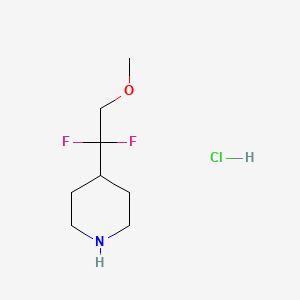 4-(1,1-Difluoro-2-methoxyethyl)piperidine hydrochloride