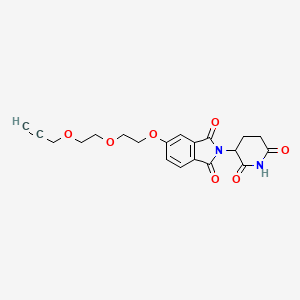 Thalidomide-5'-O-PEG2-propargyl