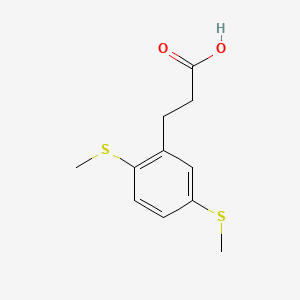 (2,5-Bis(methylthio)phenyl)propanoic acid