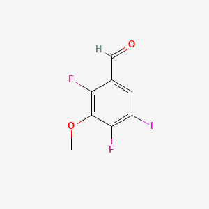 2,4-Difluoro-5-iodo-3-methoxybenzaldehyde