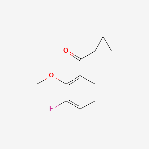 Cyclopropyl(3-fluoro-2-methoxyphenyl)methanone