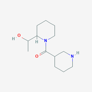 molecular formula C13H24N2O2 B1477772 (2-(1-Hydroxyethyl)piperidin-1-yl)(piperidin-3-yl)methanone CAS No. 2097980-83-9