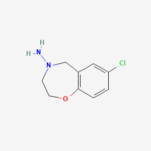 7-chloro-2,3-dihydrobenzo[f][1,4]oxazepin-4(5H)-amine