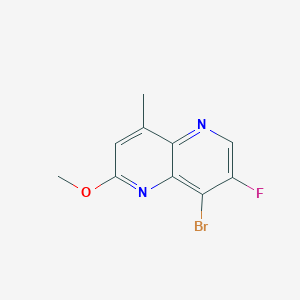 8-Bromo-7-fluoro-2-methoxy-4-methyl-1,5-naphthyridine