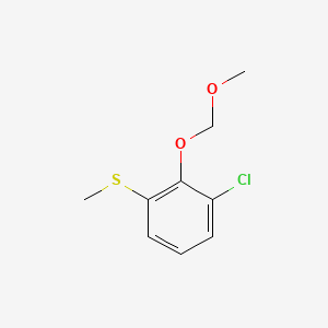 (3-Chloro-2-(methoxymethoxy)phenyl)(methyl)sulfane