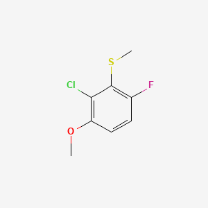 (2-Chloro-6-fluoro-3-methoxyphenyl)(methyl)sulfane