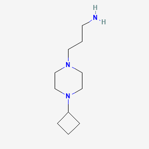 3-(4-Cyclobutylpiperazin-1-yl)propan-1-amine
